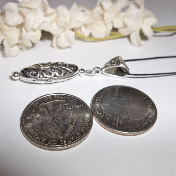 Silver Necklace Jewelry Gift Idea For Her NWT 5164 - Picture 3 of 7